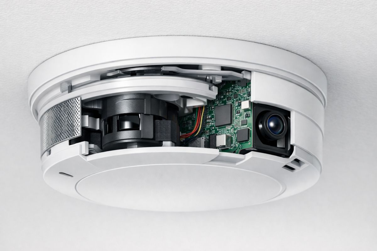 מצלמה בגלאי עשן