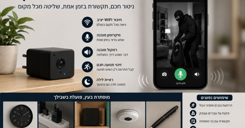 מצלמת ווי פיי עם רמקול: יתרונות, שימושים וטיפים לבחירה חכמה